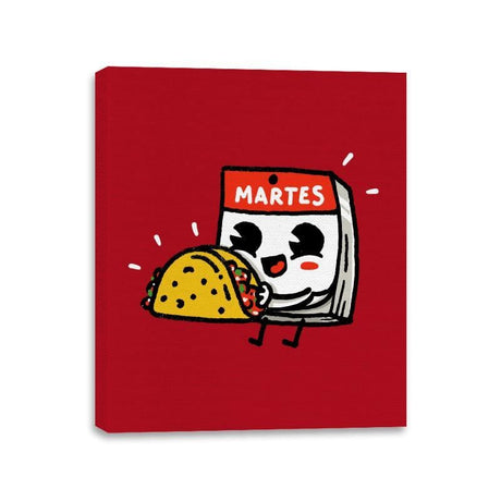 Taco Tuesday Special - Canvas Wraps Canvas Wraps RIPT Apparel 11x14 / Red