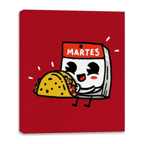 Taco Tuesday Special - Canvas Wraps Canvas Wraps RIPT Apparel 16x20 / Red