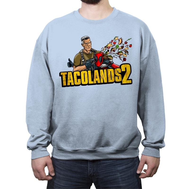 Tacolands 2 - Crew Neck Sweatshirt Crew Neck Sweatshirt RIPT Apparel