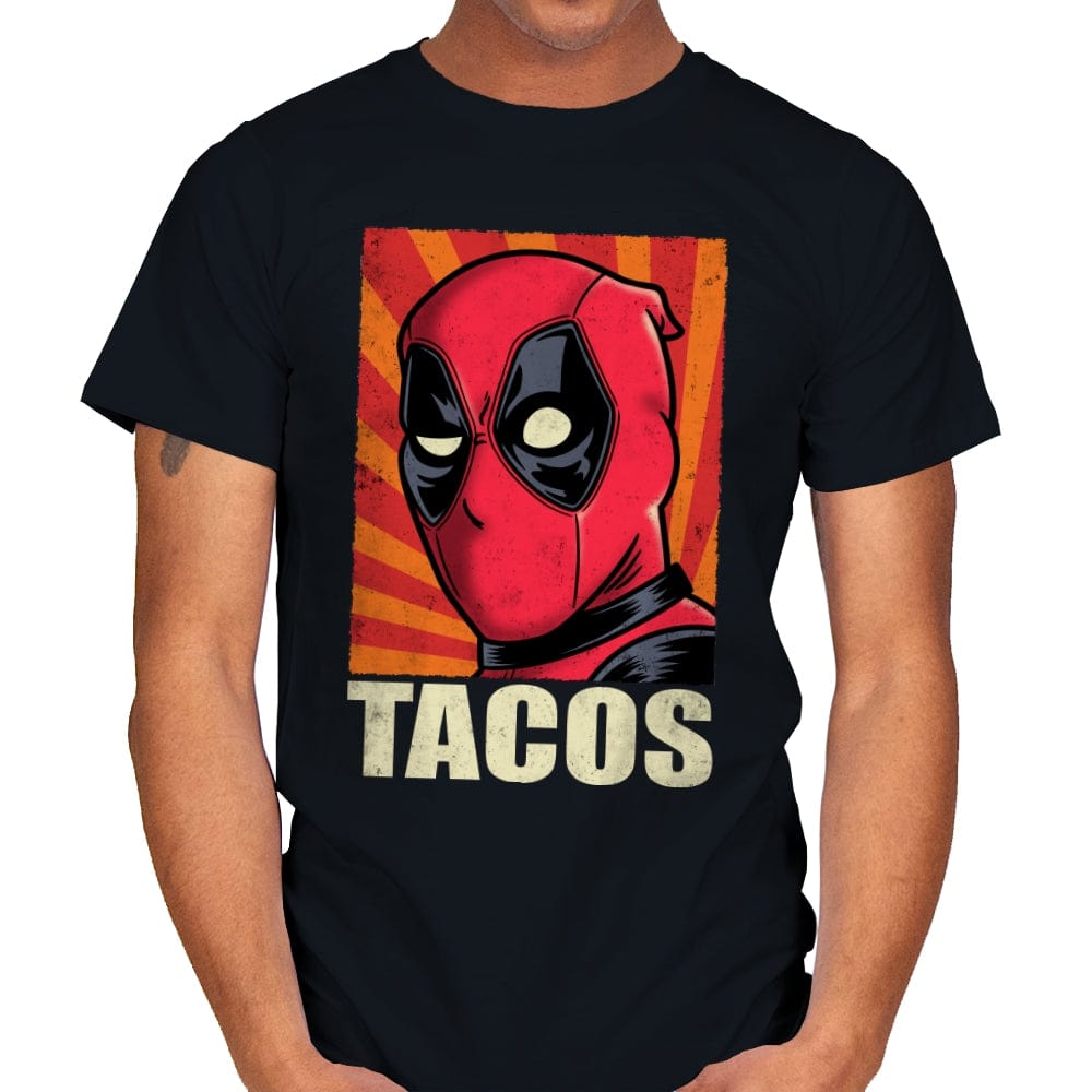 TacosPool - Mens T-Shirts RIPT Apparel Small / Black