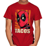 TacosPool - Mens T-Shirts RIPT Apparel Small / Red