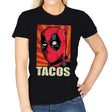 TacosPool - Womens T-Shirts RIPT Apparel Small / Black