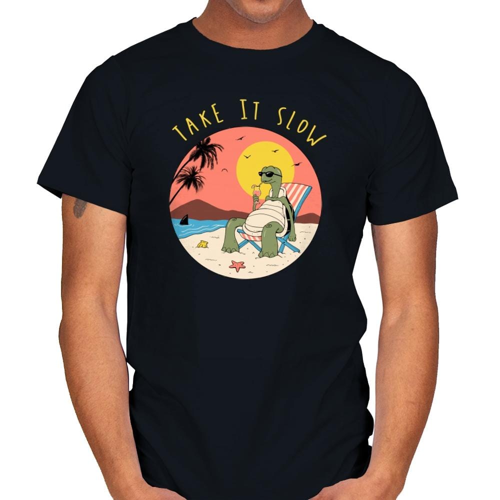 Take It Slow - Mens T-Shirts RIPT Apparel Small / Black