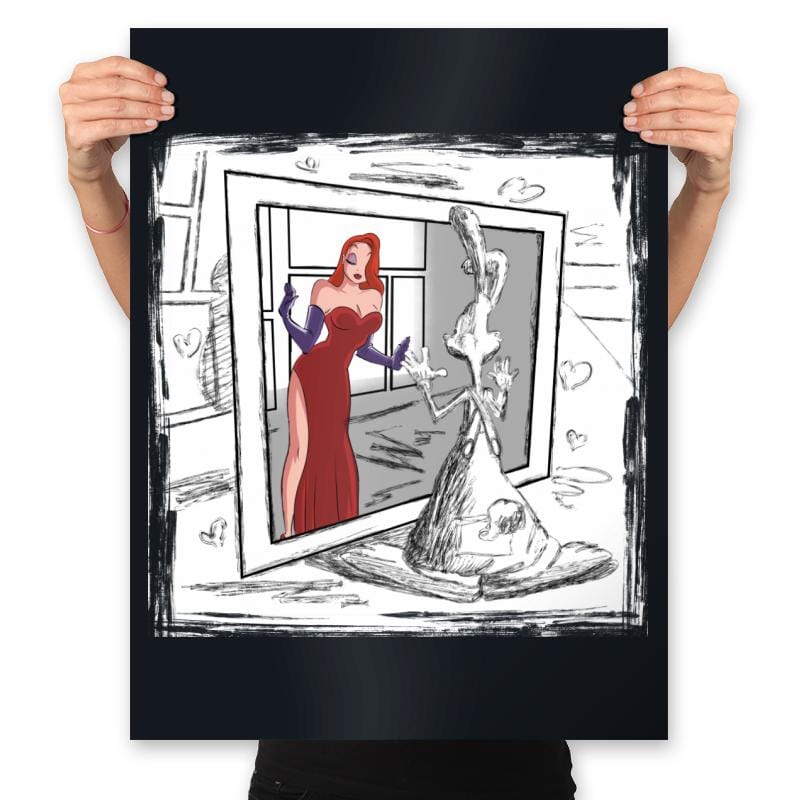 Take On Me, Jessica - Prints Posters RIPT Apparel 18x24 / Black