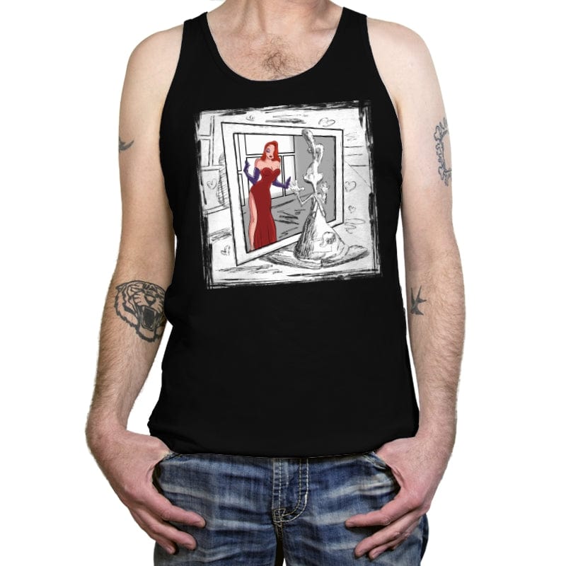 Take On Me, Jessica - Tanktop Tanktop RIPT Apparel X-Small / Black