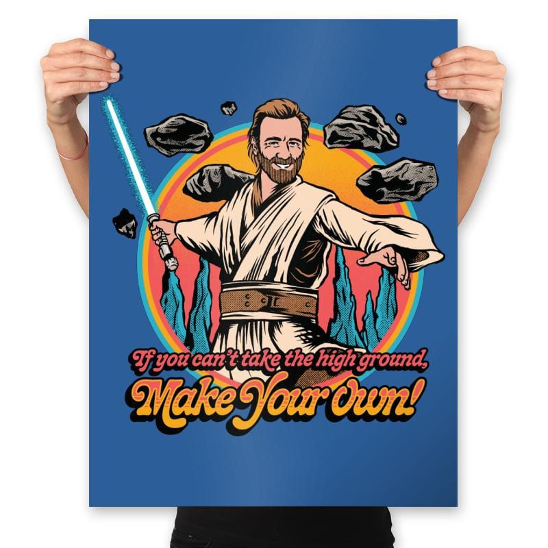 Take the High Ground - Prints Posters RIPT Apparel 18x24 / Royal