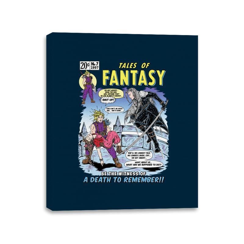 Tales of Fantasy 7 - Canvas Wraps Canvas Wraps RIPT Apparel 11x14 / Navy