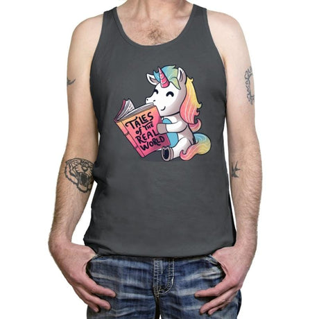 Tales of the Real World - Tanktop Tanktop RIPT Apparel X-Small / Asphalt