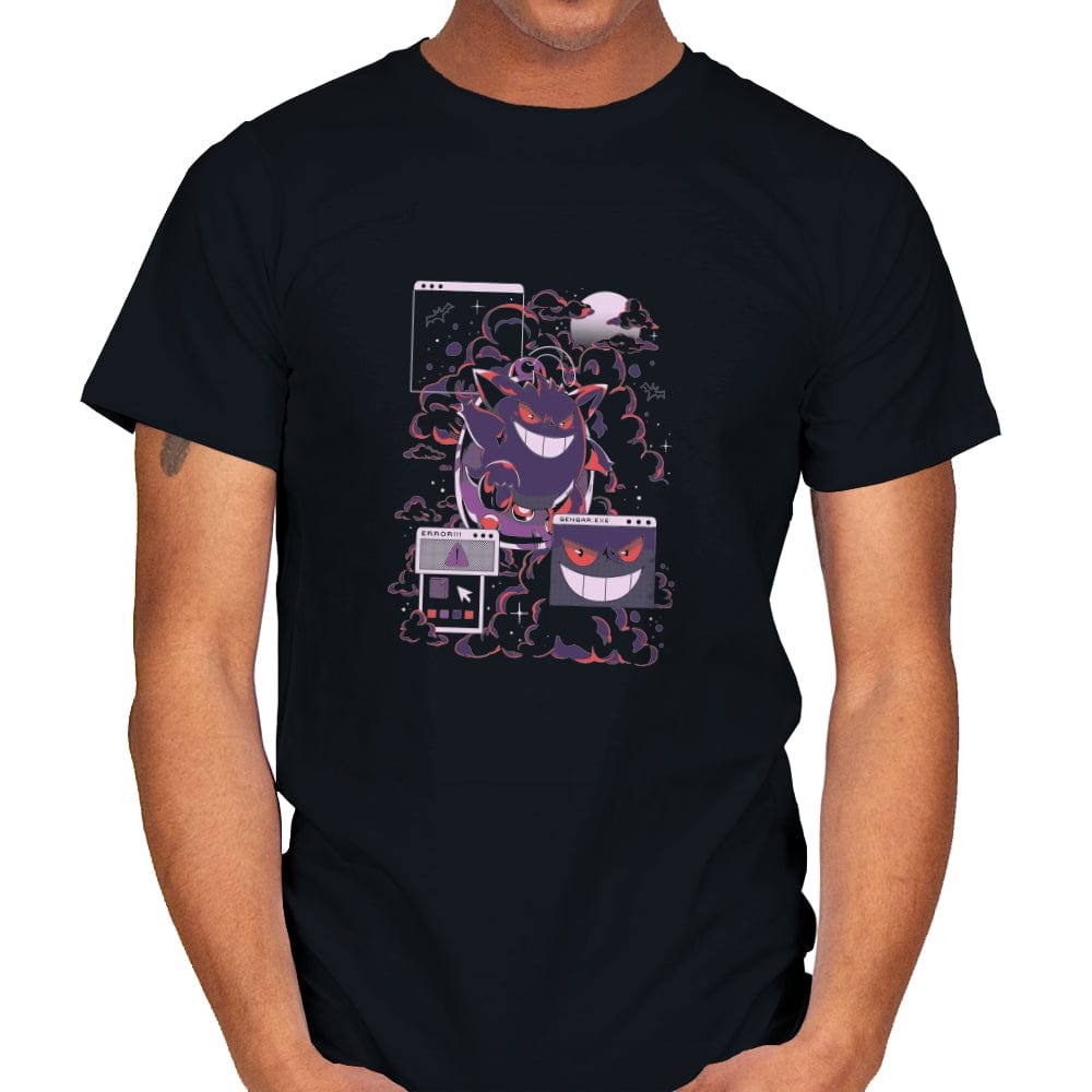 Tamagochi Gengar - Mens T-Shirts RIPT Apparel Small / Black