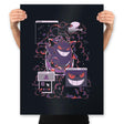 Tamagochi Gengar - Prints Posters RIPT Apparel 18x24 / Black