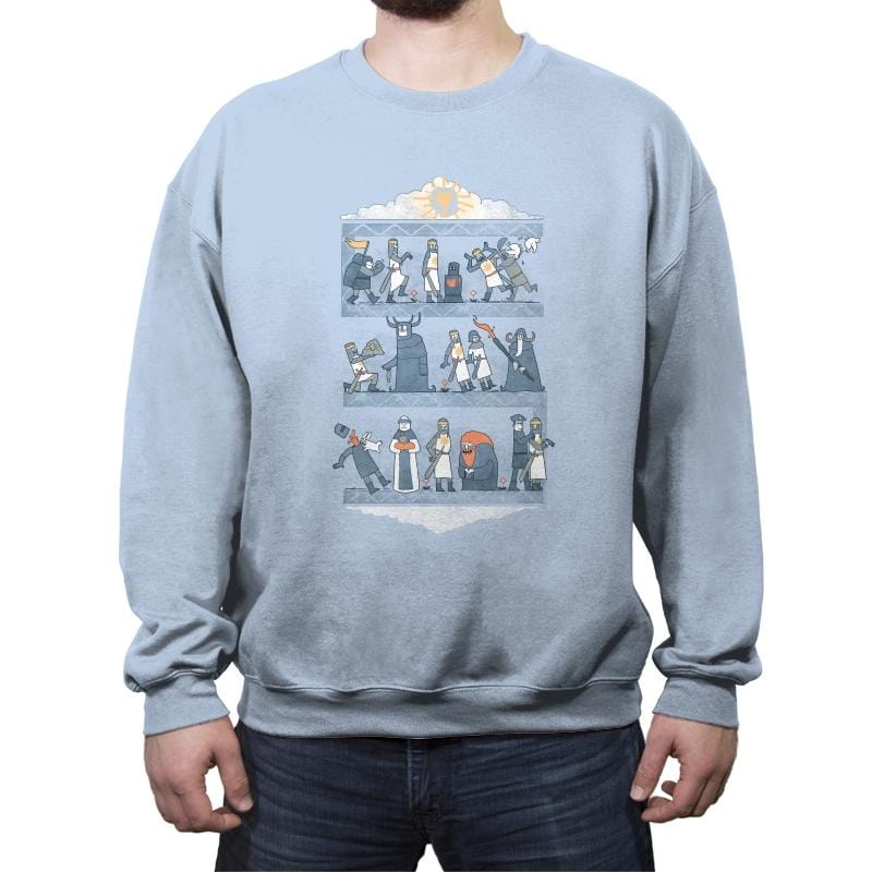 Tapestry of Aaarrrggghhh  - Crew Neck Sweatshirt Crew Neck Sweatshirt RIPT Apparel