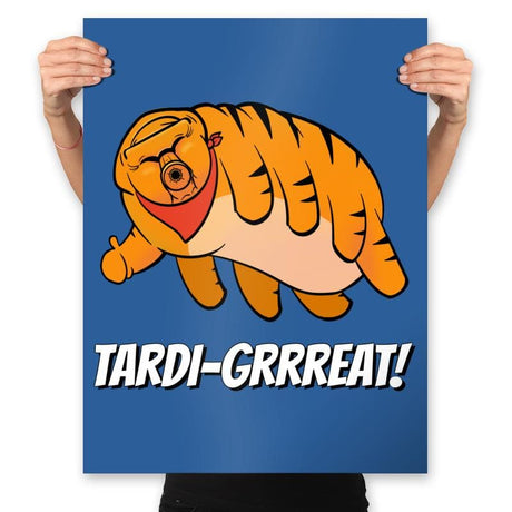 Tardi-Great! - Prints Posters RIPT Apparel 18x24 / Royal