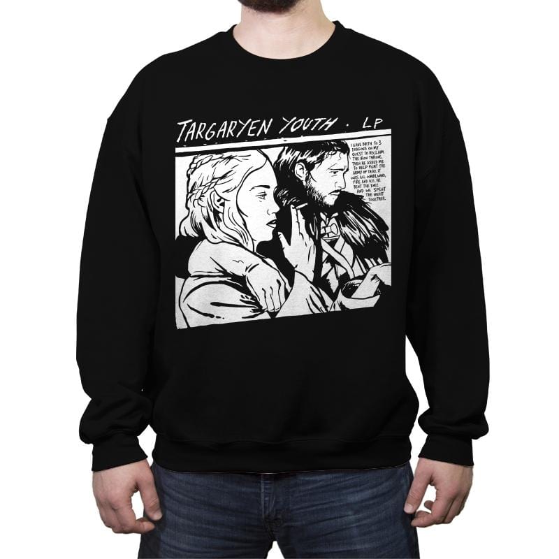 Targaryen Youth - Crew Neck Sweatshirt Crew Neck Sweatshirt RIPT Apparel Small / Black