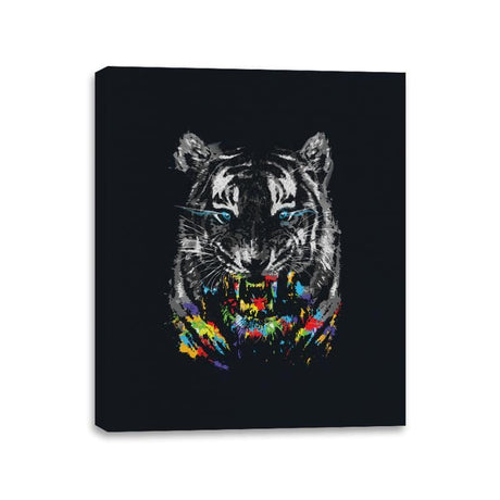 Taste The Rainbow - Canvas Wraps Canvas Wraps RIPT Apparel 11x14 / Black