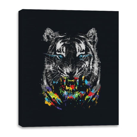 Taste The Rainbow - Canvas Wraps Canvas Wraps RIPT Apparel 16x20 / Black