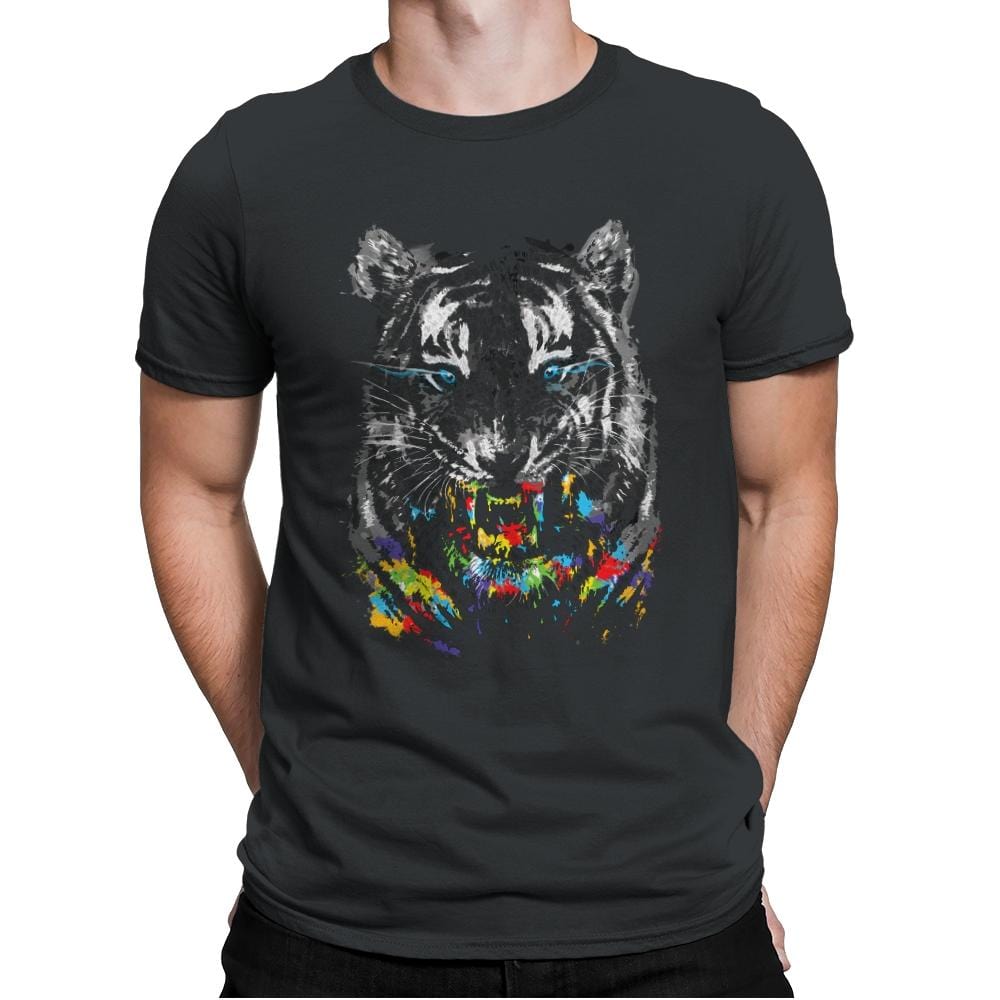 Taste The Rainbow - Mens Premium T-Shirts RIPT Apparel Small / Heavy Metal