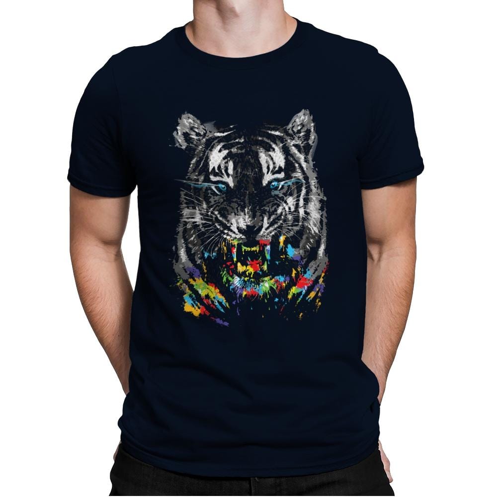 Taste The Rainbow - Mens Premium T-Shirts RIPT Apparel Small / Midnight Navy