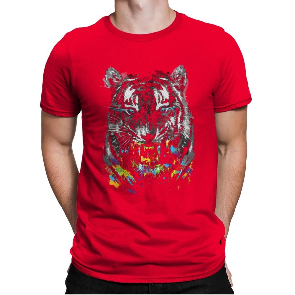 Taste The Rainbow - Mens Premium T-Shirts RIPT Apparel Small / Red