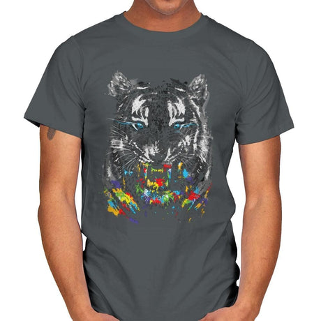 Taste The Rainbow - Mens T-Shirts RIPT Apparel Small / Charcoal