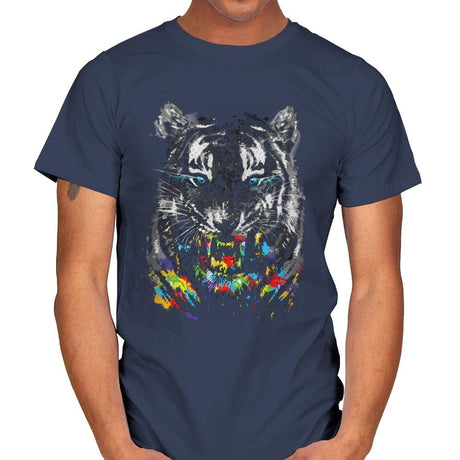 Taste The Rainbow - Mens T-Shirts RIPT Apparel Small / Navy