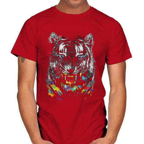 Taste The Rainbow - Mens T-Shirts RIPT Apparel Small / Red