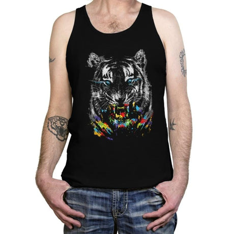 Taste The Rainbow - Tanktop Tanktop RIPT Apparel X-Small / Black