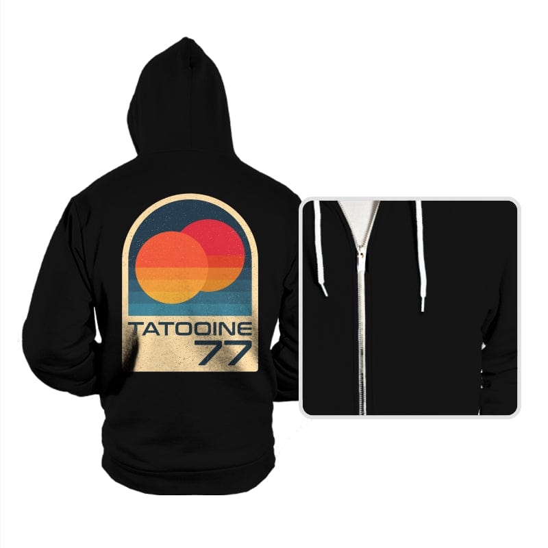 Tattoine 77 - Hoodies Hoodies RIPT Apparel Small / Black