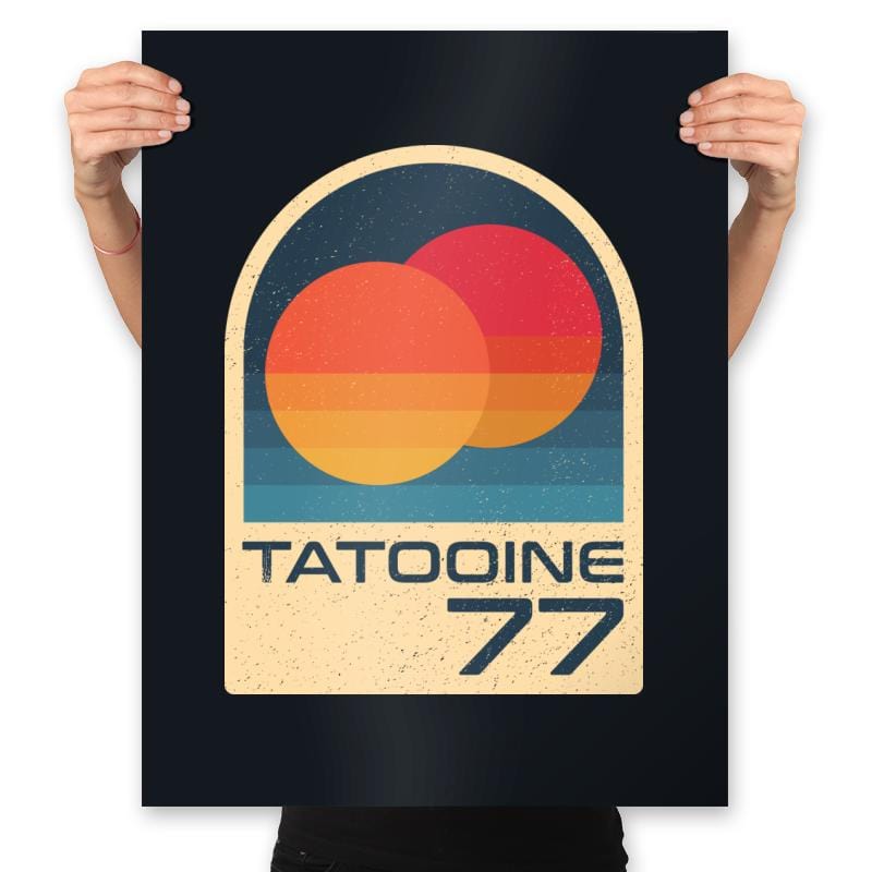 Tattoine 77 - Prints Posters RIPT Apparel 18x24 / Black