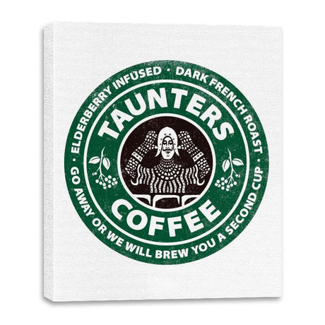 Taunter's French Roast - Canvas Wraps Canvas Wraps RIPT Apparel 16x20 / White