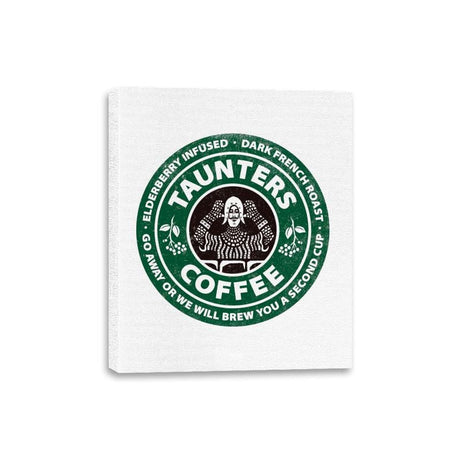 Taunter's French Roast - Canvas Wraps Canvas Wraps RIPT Apparel 8x10 / White