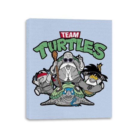 Team Turtles - Canvas Wraps Canvas Wraps RIPT Apparel 11x14 / Baby Blue