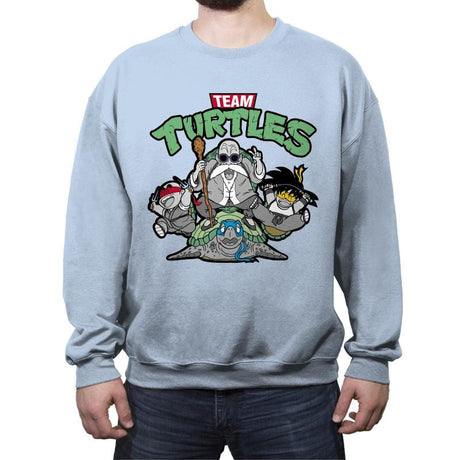 Team Turtles - Crew Neck Sweatshirt Crew Neck Sweatshirt RIPT Apparel