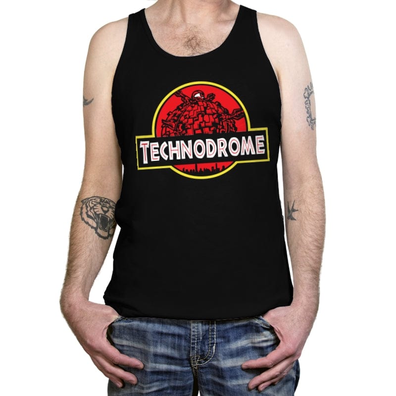 Techno Park - Tanktop Tanktop RIPT Apparel X-Small / Black