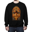 Temple of Adventure - Crew Neck Sweatshirt Crew Neck Sweatshirt RIPT Apparel Small / Black