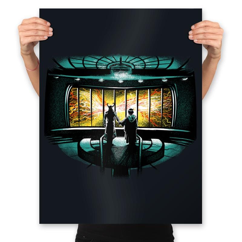 Temporal Mayhem - Prints Posters RIPT Apparel 18x24 / Black