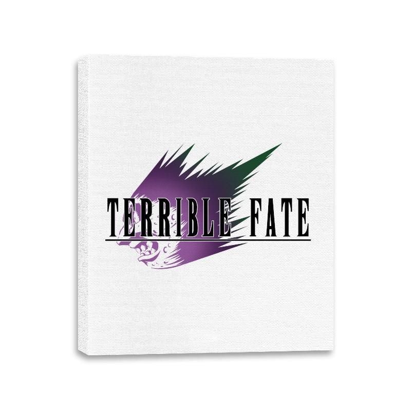 Terrible Fate - Canvas Wraps Canvas Wraps RIPT Apparel 11x14 / White