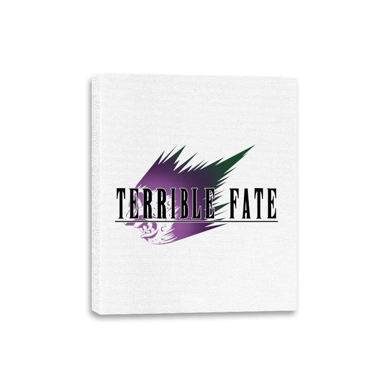 Terrible Fate - Canvas Wraps Canvas Wraps RIPT Apparel 8x10 / White