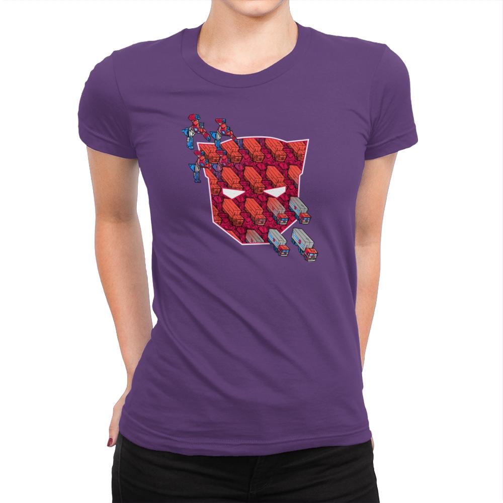 Tessellate, and Roll Out! Exclusive - Womens Premium T-Shirts RIPT Apparel Small / Purple Rush