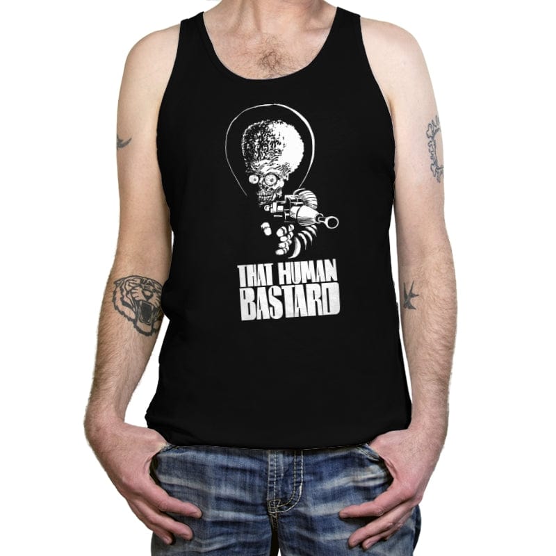 That Human Bastard - Tanktop Tanktop RIPT Apparel X-Small / Black