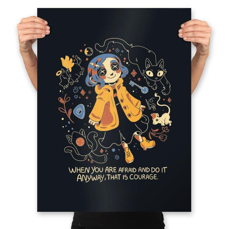 That is Courage - Prints Posters RIPT Apparel 18x24 / Black