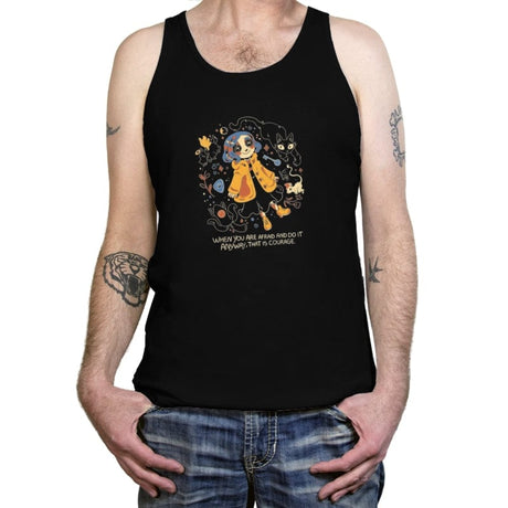 That is Courage - Tanktop Tanktop RIPT Apparel X-Small / Black