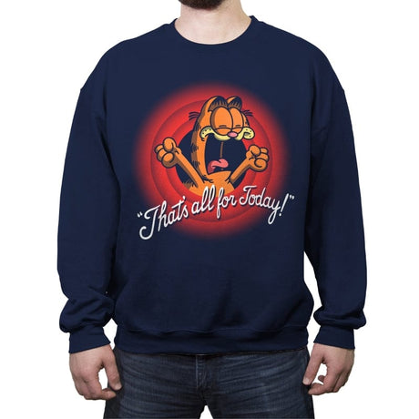 That's All For Today! - Crew Neck Sweatshirt Crew Neck Sweatshirt RIPT Apparel Small / Navy