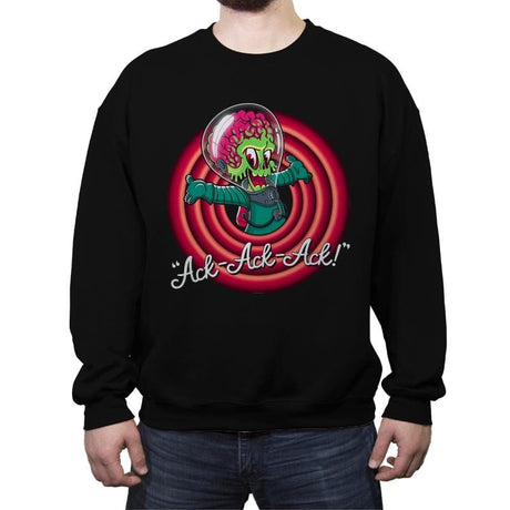 That's All Humans! - Crew Neck Sweatshirt Crew Neck Sweatshirt RIPT Apparel Small / Black