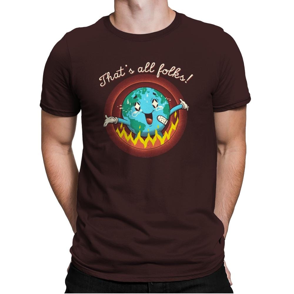 That's All, That's It - Mens Premium T-Shirts RIPT Apparel Small / Dark Chocolate