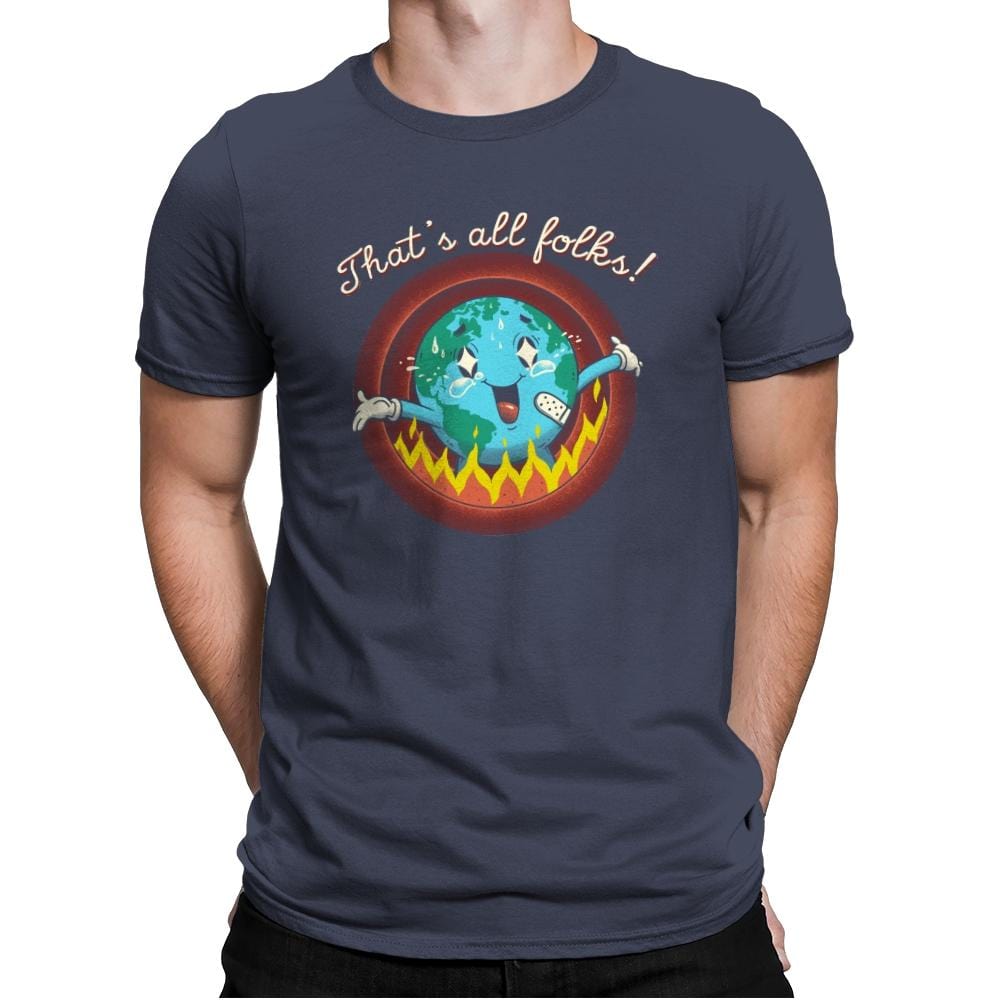 That's All, That's It - Mens Premium T-Shirts RIPT Apparel Small / Indigo