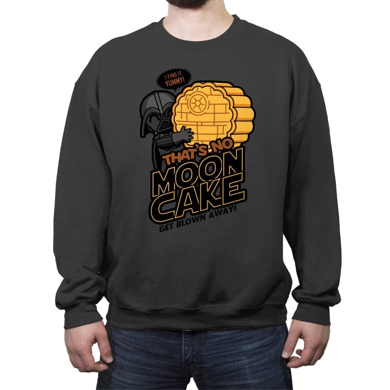 That's No Mooncake! - Crew Neck Sweatshirt Crew Neck Sweatshirt RIPT Apparel Small / Charcoal