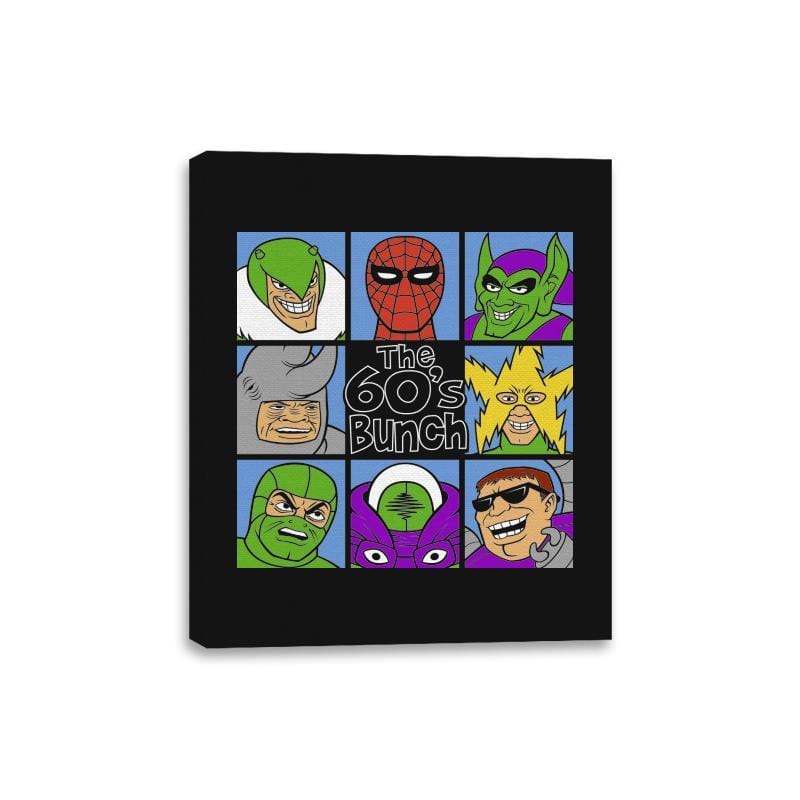 The 60's Bunch - Canvas Wraps Canvas Wraps RIPT Apparel 8x10 / Black