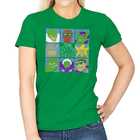 The 60's Bunch - Womens T-Shirts RIPT Apparel Small / Irish Green