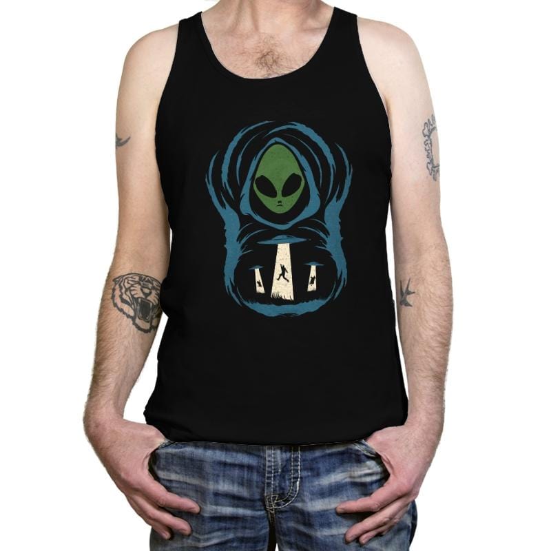 The Abduction In The Field - Tanktop Tanktop RIPT Apparel X-Small / Black