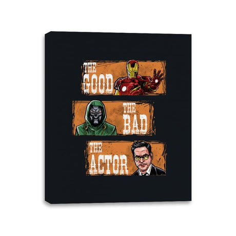 The Actor - Canvas Wraps Canvas Wraps RIPT Apparel 11x14 / Black